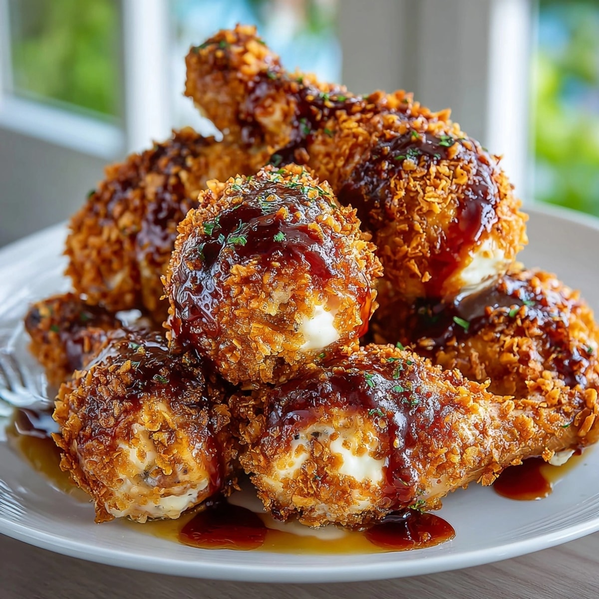Sweet and tangy Cream Soda BBQ Drumsticks, the perfect balance of flavors with a satisfying crunch!