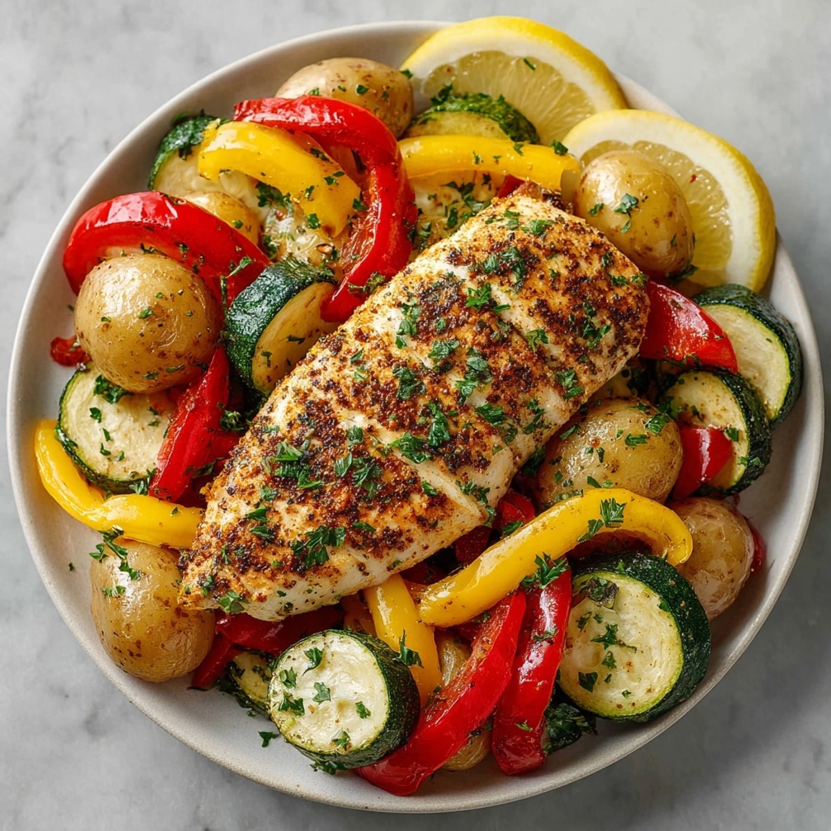 Steaming Cajun Chicken and Vegetable Foil Packets ready to serve at a backyard summer cookout.