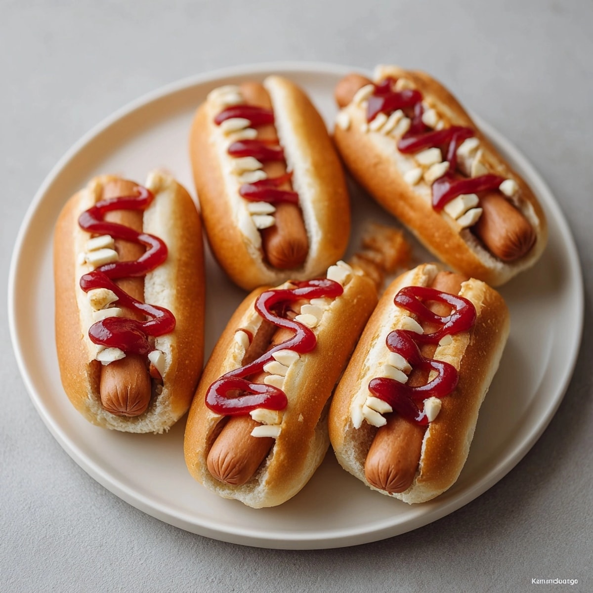 Easy Bloody Finger Hot Dogs recipe – perfect creepy party appetizer, delightfully gross.