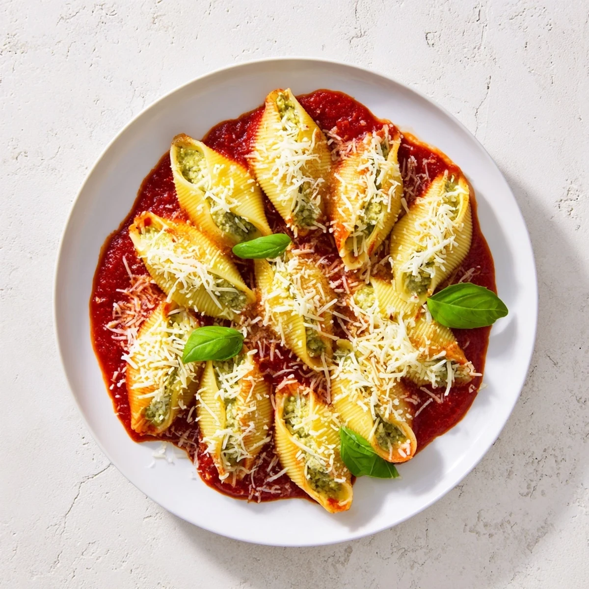 Pesto Ricotta Stuffed Shells