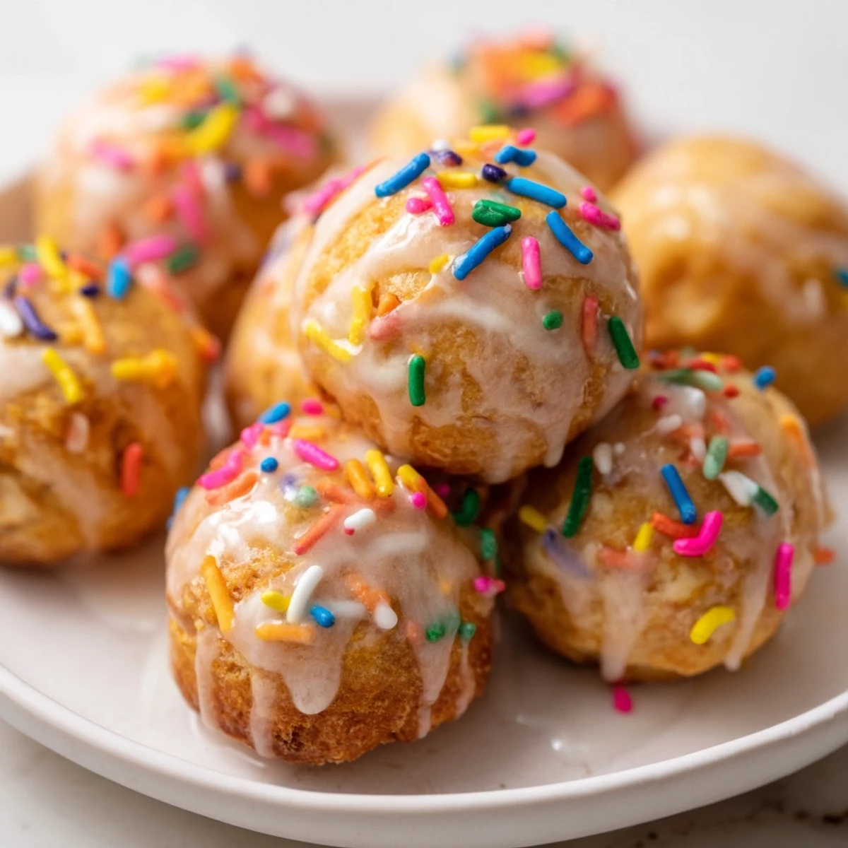 A close-up of freshly baked Quick Christmas Biscuit Bombs, offering a warm, cinnamon-spiced aroma.