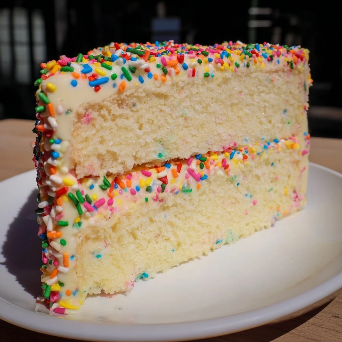 Happy Birthday Cake Slice