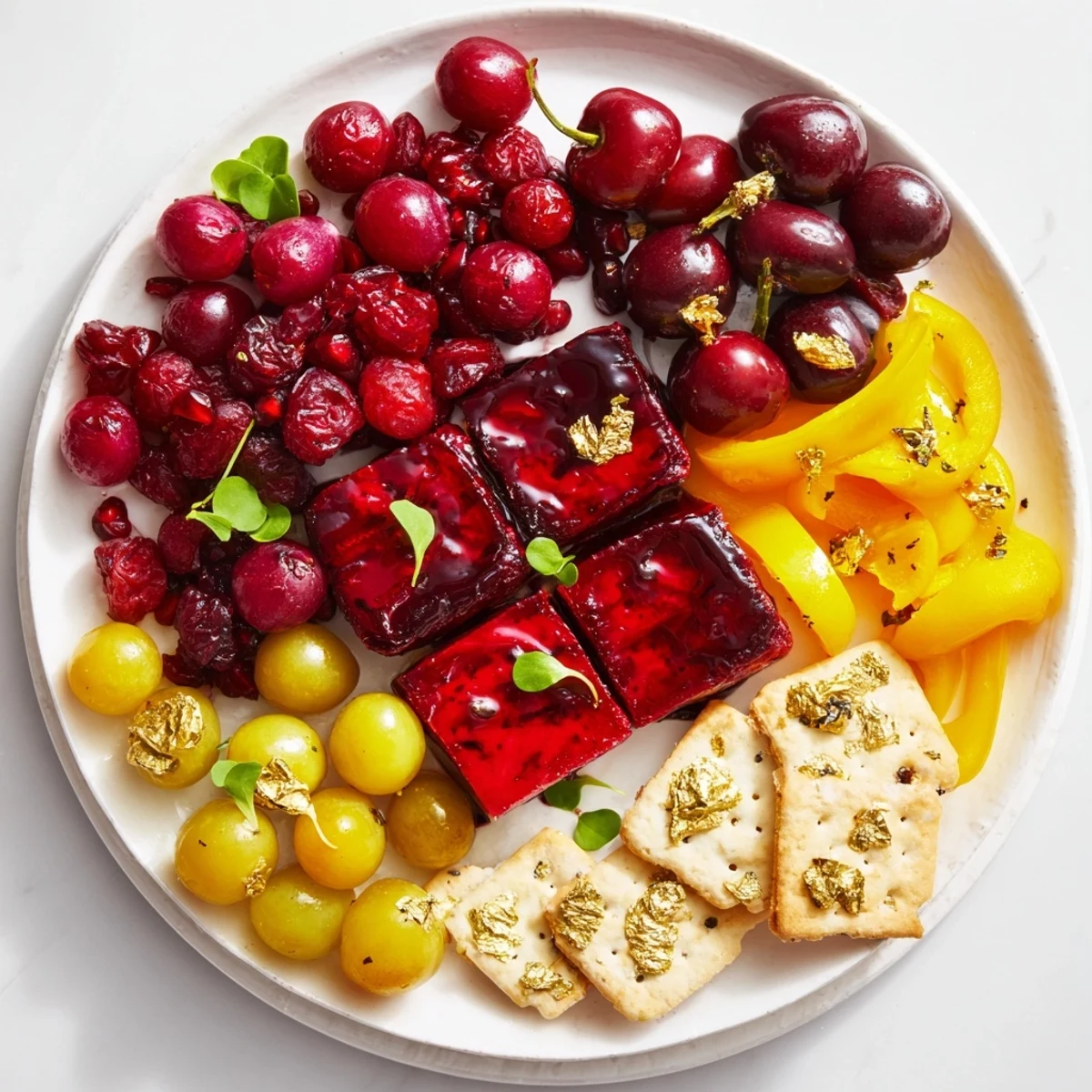 Crimson Gold Gala Platter