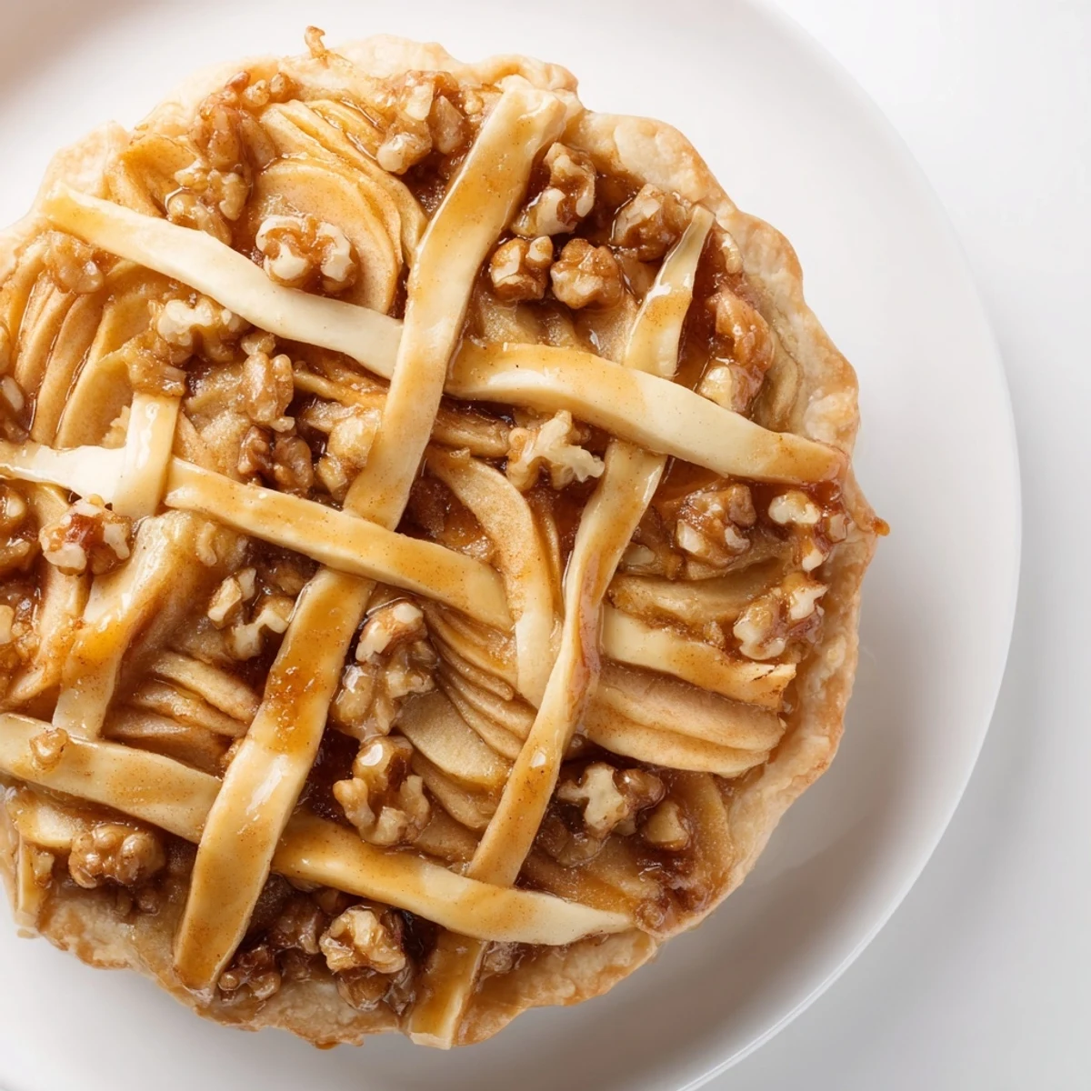 Golden, latticed design and a sweet aroma: The Lattice Orchard promises a warm, comforting dessert.