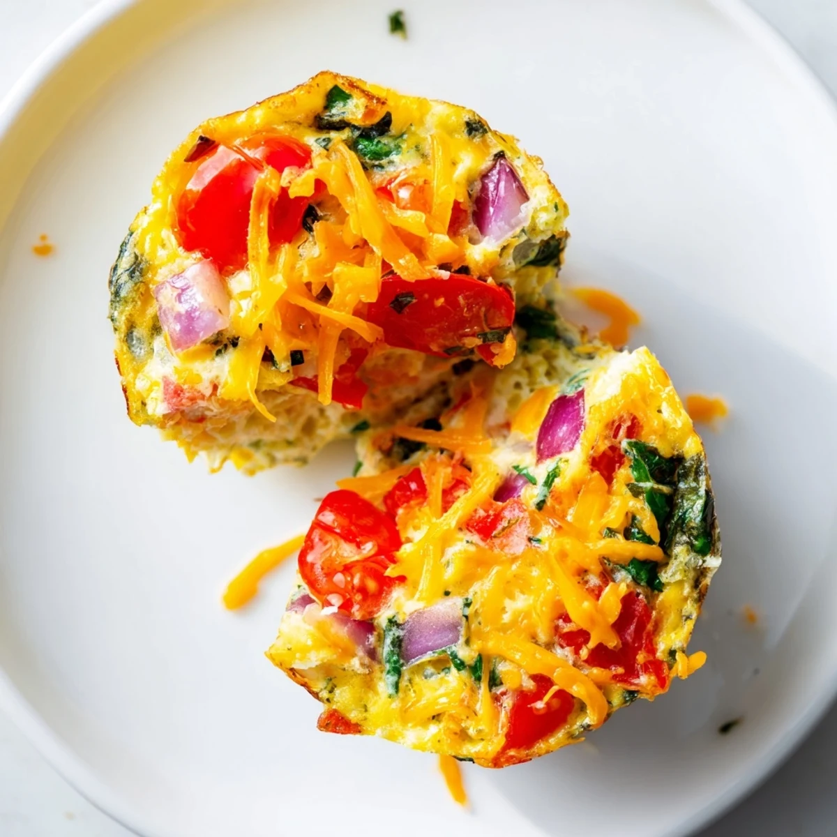 A close-up of freshly baked Customizable Egg Muffins, perfect for a quick, healthy breakfast.
