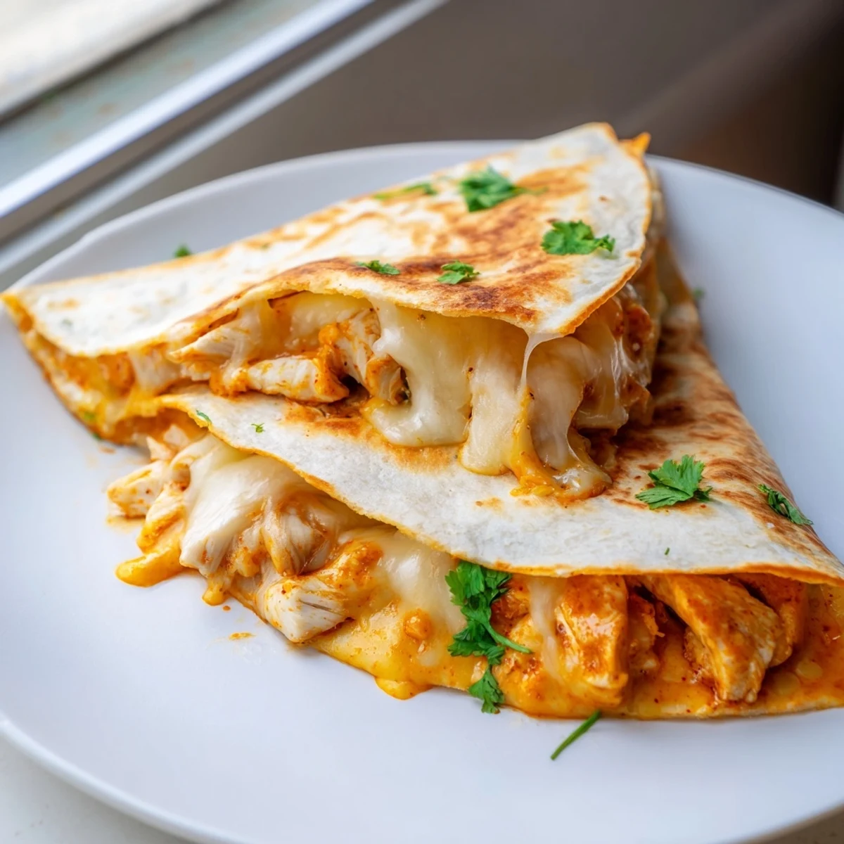 Butter Chicken Quesadillas Fusion