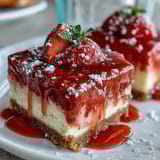 Strawberry Lemonade Bars Shortbread