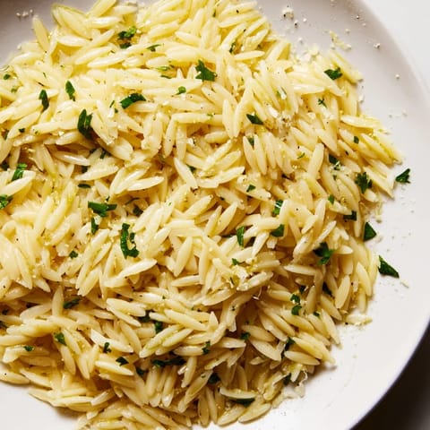 Orzo Lemon Herbs Parmesan