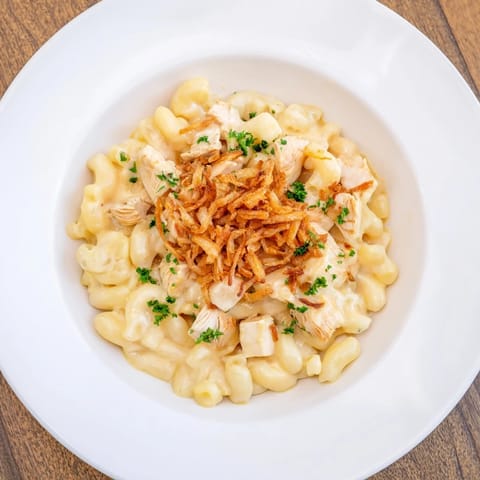 Honey BBQ Chicken Mac Cheese