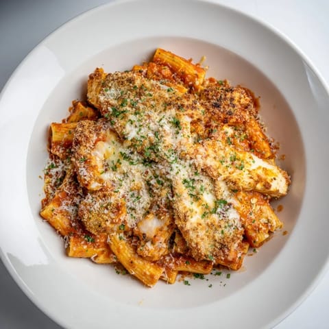 Baked Chicken Parmesan Pasta