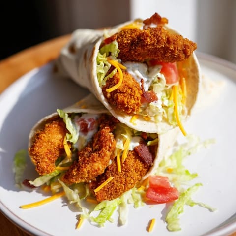 Crispy Chicken Bacon Wrap