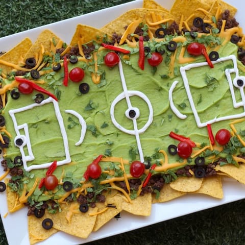 Soccer Field Nacho Platter