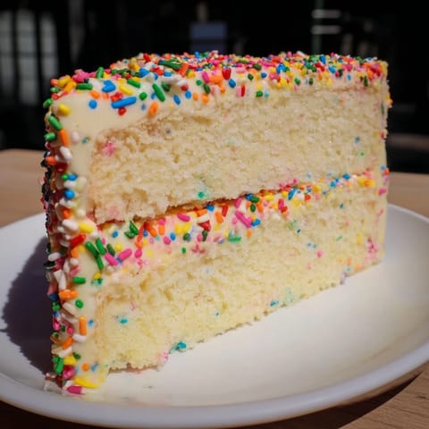 Happy Birthday Cake Slice