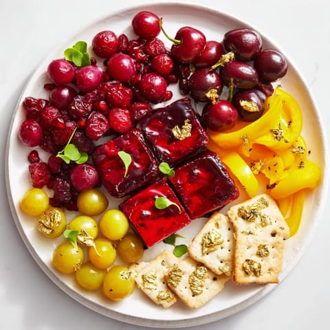 Crimson Gold Gala Platter