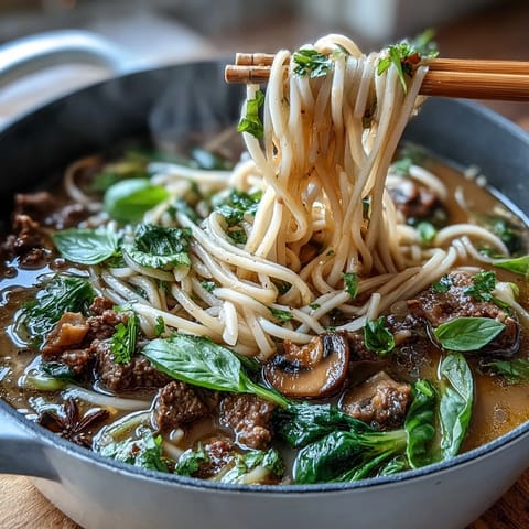 Asian Hot Pot Noodle Feast