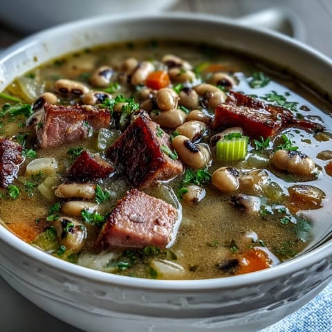 Ham Black-Eyed Pea Soup