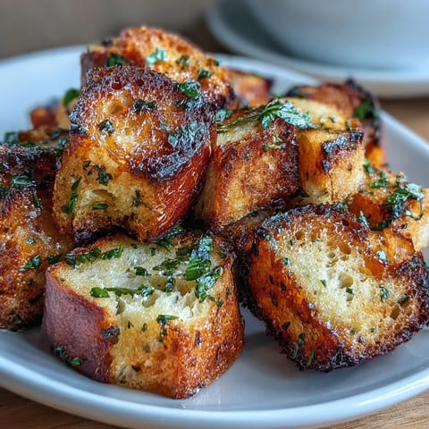 Air Fryer Sourdough Croutons