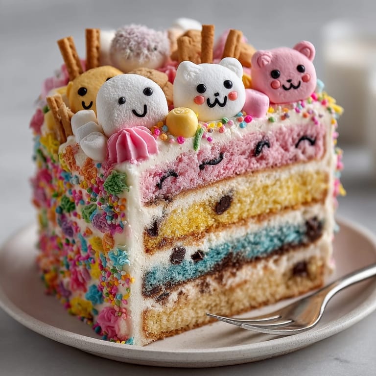 Imagine this Chaos Cake with its whimsical design and all the silly, delicious decorations you can imagine.