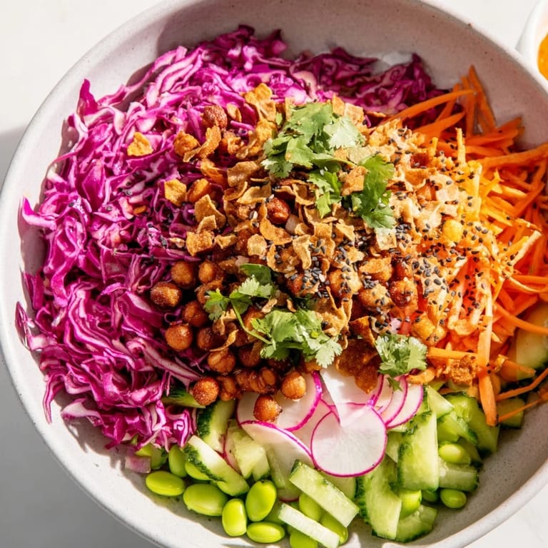 Eye-catching ASMR Crunch Snack Bowls bursting with textures and flavors, perfect for snacking.  