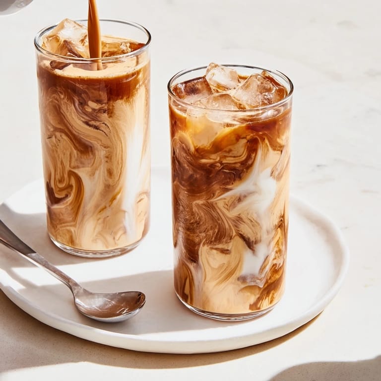 A delightful blend of tahini and cold brew, perfect for summer sipping.