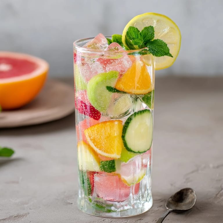 Hydrating and colorful water-based mocktails bursting with summer flavors and ice.  