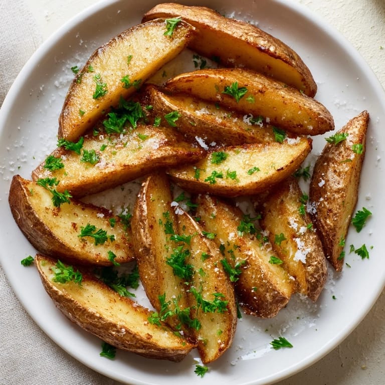 Deliciously browned 15-Minute Microwave Crispy Potatoes, wonderfully tender inside, ideal for lunch or dinner sides.