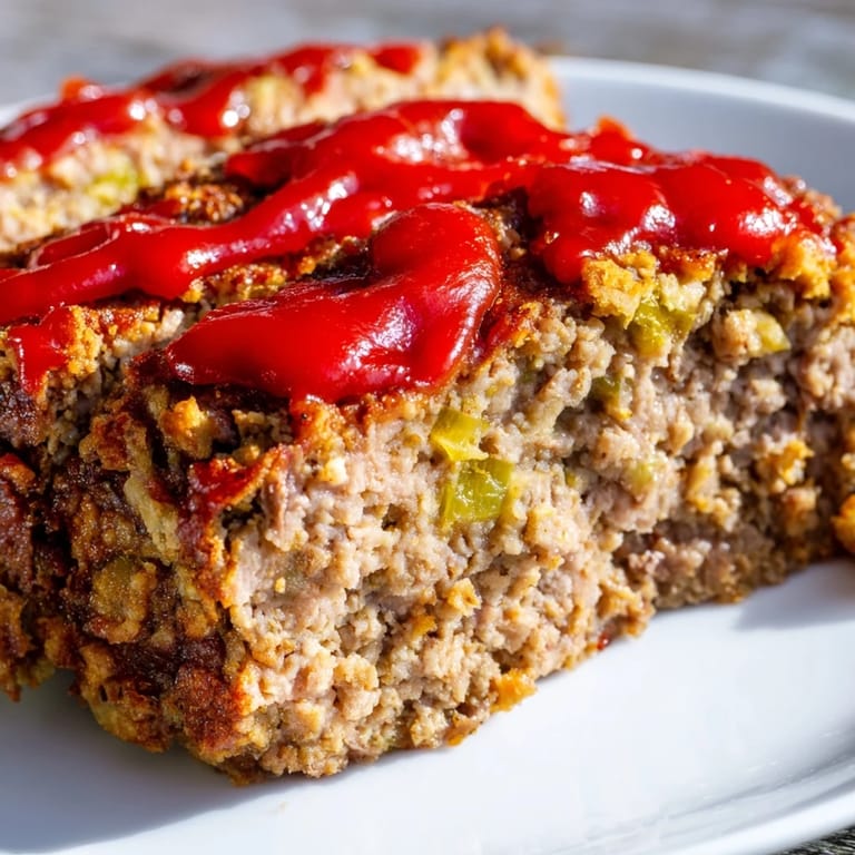 Homemade Stove Top Stuffing Meatloaf, with its fluffy texture and rich aroma, is a perfect family dinner.