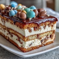 Simple Graduation Cake with balloon toppers: two-tier vanilla sponge layered with creamy buttercream, decorated with colorful balloon cake toppers for festive celebrations.