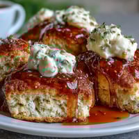 Warm, honey-glazed scones with delicate floral notes, perfect for pairing with clotted cream and a cup of tea.